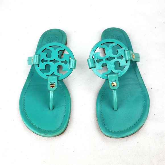 aqua green sandals